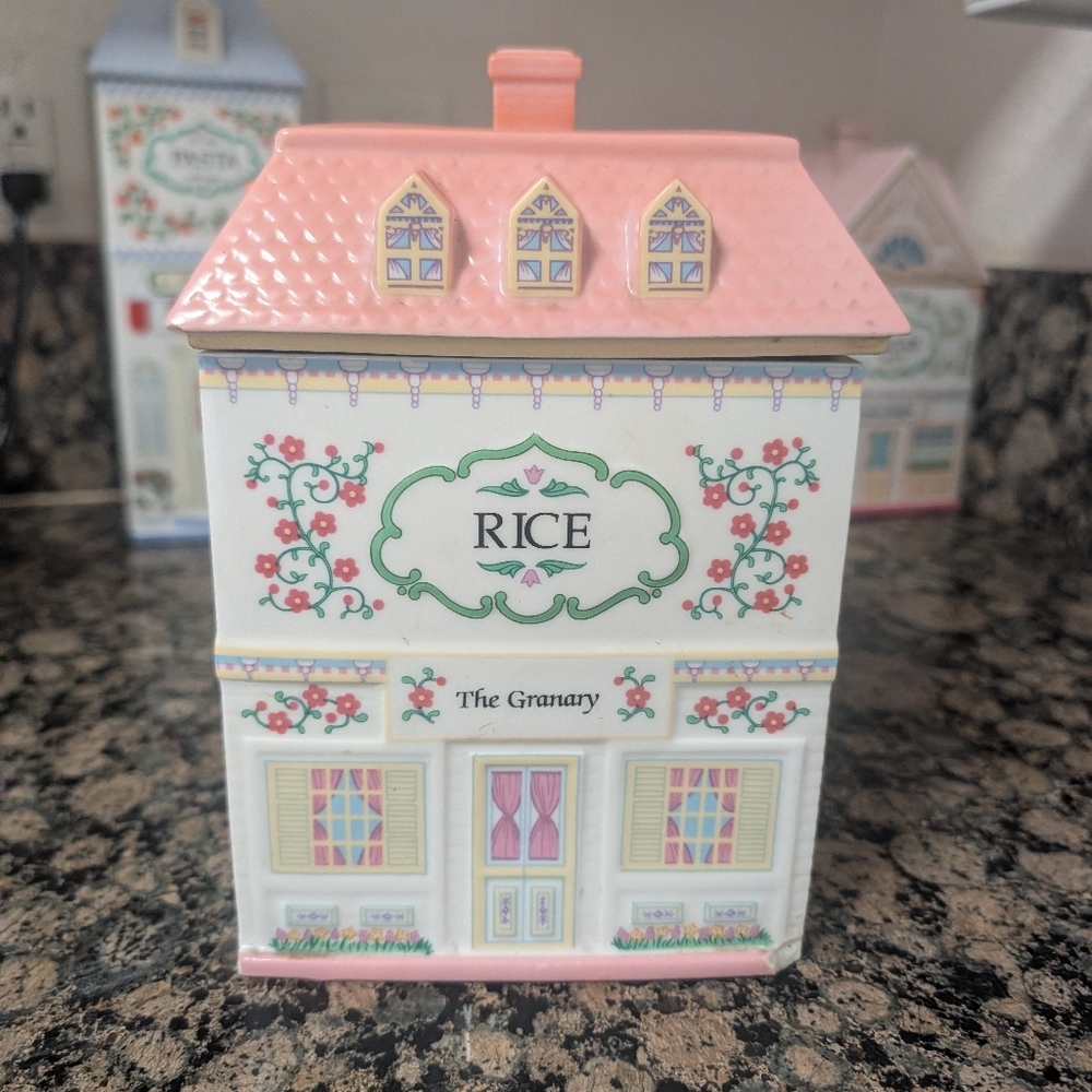 Lenox Village Collection Rice Canister 1992